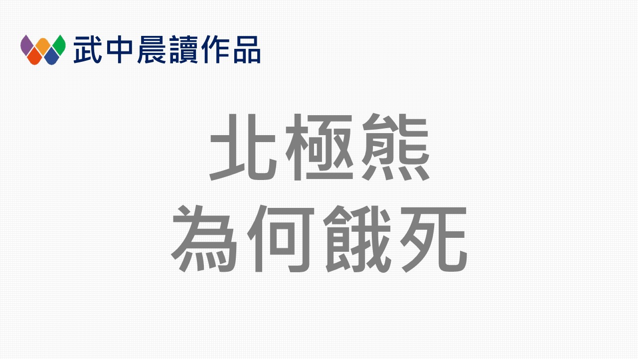 北極熊為何餓死